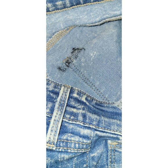 Guess Women’s 1981 High Rise Skinny Jeans Brit Pop Light Blue Acid Wash Size 28 - Picture 16 of 16